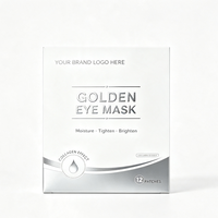 Patchs pour les yeux hydratants et rafraîchissants OEM ODM, soin quotidien simple pour la peau, patchs pour les yeux en collagène cristallin et poudre d'or