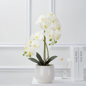 Ingrosso Orchidea Farfalla Faux Artificial Fioriture Arredamento alto realistico per Muro senza tempo festa del Ringraziamento festa della mamma - Product Image 1