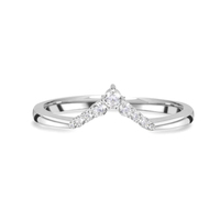 Accessoires de mode en gros, bague en or rose/blanc 18 carats avec diamant VVS D, bijoux en diamant cultivé en laboratoire