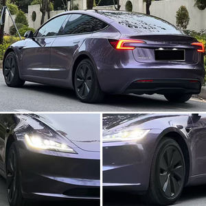 Air Release PVC Vinil Car Wrapping Film PET Cinza Violeta Anti Arranhões Super Brilhante Roxo PVC Vinil Envoltório Filme Adesivos Do Corpo Do Carro - Product Image 2