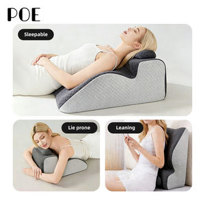 Multifunctionele leespositiekussen met traagschuimvulling, ergonomisch ontwerp, gestikt, wasbaar - Product Image 3