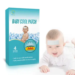 New design Baby Fever Cooling Gel Patch Without Menthol For Baby 4*11cm Sintered Pads Fever