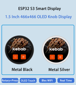 Amoled 1.5 inch 466*466 ESP32 lvgl hiển thị thông tư HMI điều khiển chuyển đổi thông minh Encoder Vòng ROTARY Knob màn hình cho ar-duino - Product Image 2