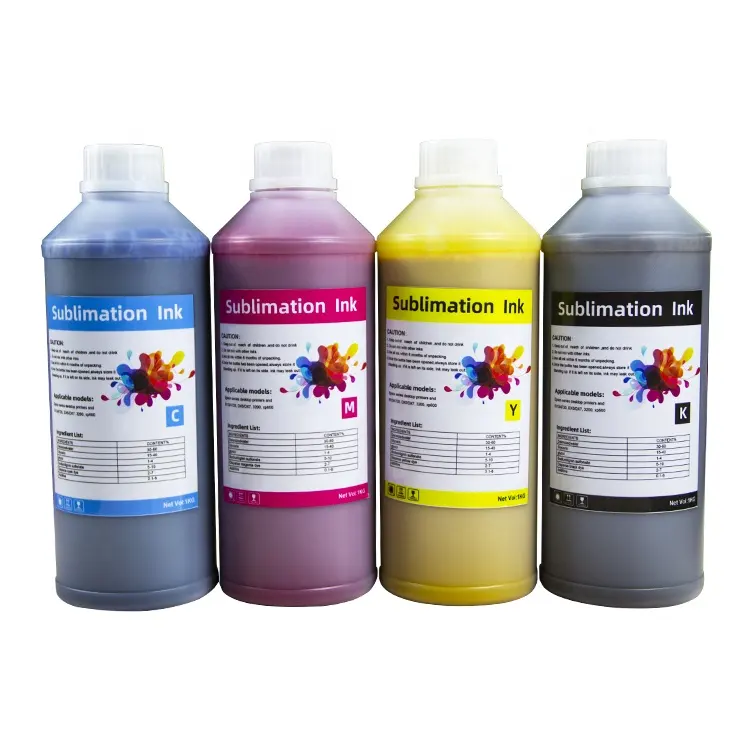 1l Hoge Kwaliteit Sublimatie Inkt C/M/Y/K Voor Epson Sublimatie Inkt 2 Xp600 Printkoppen In Sublimatie Machine Voor Afdrukken