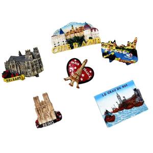 Autocollant de réfrigérateur français, souvenir touristique créatif de la Tour Eiffel, autocollant de réfrigérateur Arc de Triomphe, Louvre, exportation à l'étranger - Product Image 3