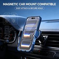 Étui de téléphone magnétique en TPU de luxe de haute qualité avec protection antichoc à 360°, compatible avec la charge sans fil pour Samsung 17 16 15