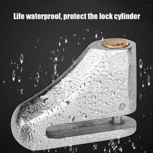 Accessori bici Del Motorino del Motociclo DiscBrake Motore Serratura Della Bicicletta Anti-furto di Blocco Freno A Disco Ruota impermeabile serratura della bicicletta - Product Image 5