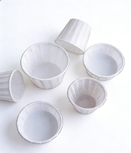 Venta al por mayor de fábrica: Forros para cupcakes y pan de la marca <span class=keywords><strong>KaIKe</strong></span>, de pulpa de madera de grado alimenticio, sin recubrimiento, resistentes al calor, a granel, engrosados y a prueba de grasa. - Product Image 1