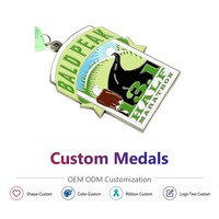 Médailles personnalisées pour événements sportifs, haltérophilie, fitness, médailles en métal avec ruban, design personnalisé, prêtes à être expédiées