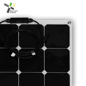 Flexible Solar Panel 100W 120W 150W 180W 200W Flex 23.5% Efficiency IP67 Waterproof Junction Box Black/Blue for <strong>12v</strong> <strong>Battery</strong> - Product Image 3
