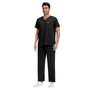 Pantalones Médicos Unisex Personalizados Más Vendidos, Pantalones de Trabajo <span class=keywords><strong>Modernos</strong></span> de Pierna Recta para <span class=keywords><strong>Hombre</strong></span>, Uniformes de Enfermería Elásticos al por Mayor - Product Image 5