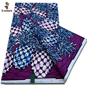 100% algodón tela de impresión de cera Africana diseño africano Capulana Ankara Pagne Batik Nigeria telas de cera Tissu African - Product Image 1