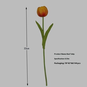 Sang trọng tulip nhân tạo hoa cho khách & Phòng ăn cao cấp khô hoa sắp xếp bó hoa khuyến mại kinh doanh Quà Tặng - Product Image 4