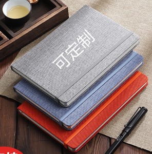 Nhà máy tùy chỉnh Kem vải lanh bìa cứng sinh thái thân thiện máy tính xách tay <span class=keywords><strong>2025</strong></span> mới hàng năm Bộ nhớ A5 Tạp Chí Vải tự nhiên Bìa Nhật Ký - Product Image 4