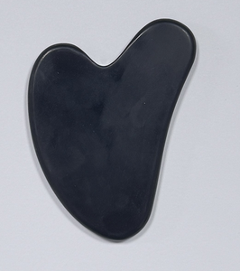 Black Natural Xiuyan Jade Gua Sha for Face and Body Treatment - Product Image 2