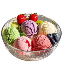 Poudre de base pour glace commerciale en sachet pour glaces maison, smoothies et milkshakes – OEM