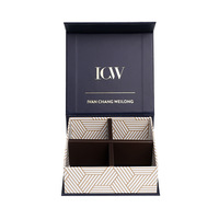 Boîte cadeau personnalisable en carton gris double, en forme de livre, pour chocolats, bonbons et snacks, avec impression bronzée, emballage alimentaire