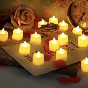 Lãng mạn dẫn điện tử nến Đèn Sáng Tạo nhựa trang trí cho Giáng sinh cảnh sinh nhật ngày Valentine đề nghị cảnh - Product Image 1
