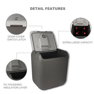 Mini-réfrigérateur portable 25L, nouveau design, <span class=keywords><strong>12</strong></span> volts, pour camping, avec fonction de refroidissement <span class=keywords><strong>et</strong></span> de chauffage - Product Image 4