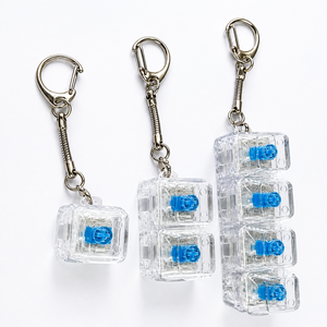 <span class=keywords><strong>Clavier</strong></span> mécanique lumineux à 9 touches en plastique carré, bouton de décompression anti-stress, jouet à presser clignotant pour téléphone - Product Image 1