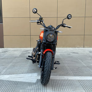 Motocicleta Retro Vintage de Gasolina de <span class=keywords><strong>500cc</strong></span> con Soporte EEC COC, Modelo YY500-3, Motor Refrigerado por Agua, Sistema EFI, Velocidad Máxima 180 km/h, Ciclomotor de Gasolina para Carretera - Product Image 4