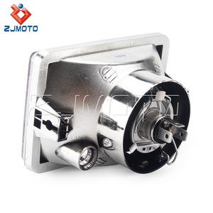 ไฟหน้าไฮท์สี่เหลี่ยมผืนผ้าสำหรับรถมอเตอร์ไซด์,เลนส์ไฟหน้าแบบใส LED สำหรับ <span class=keywords><strong>Vespa</strong></span> S E3 150 <span class=keywords><strong>S150</strong></span>-17ปี2007 - Product Image 4