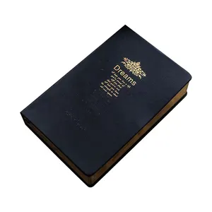Cancelleria Fornitore Personalizzato Diario Disegno Stagnola di Oro Notebook