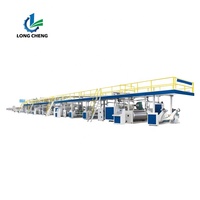 Línea de Producción de Cartón Corrugado, Máquina Automática para Procesamiento y Formación de Cartón de Tres, Cinco y Siete Capas