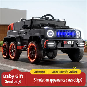 Детский электромобиль на четырех колесах с пультом управления для мальчиков и девочек 3-6 лет, пластиковый, внедорожный - Product Image 6