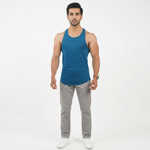 Débardeur de sport pour homme, sans manches, prix de gros, respirant, vêtements d'entraînement d'été, options grandes tailles - Product Image 1