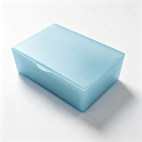 Boîte de rangement dentaire en plastique de 4 pouces avec logo personnalisé, pour prothèses, modèles dentaires et implants, avec mousse de protection pour laboratoire dentaire