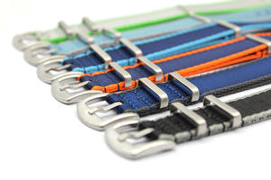 Yunse-Correa de reloj deportivo de nailon de calidad superior, repuesto de cinturón de seguridad de tipo universal de lujo, de 20mm y 22mm, 007 <span class=keywords><strong>James</strong></span> <span class=keywords><strong>Bond</strong></span> - Product Image 2