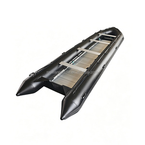<span class=keywords><strong>Bateau</strong></span> pneumatique épais de 7M, 8M, 9M, 10M en PVC Hypalon avec plancher en aluminium, robuste, pour usage offshore, destiné aux acheteurs européens - Product Image 1