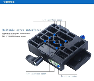 Manbily Plaque de serrage à dégagement rapide pour tête de trépied <span class=keywords><strong>Manfrotto</strong></span> 577 et caméra vidéo DSLR - Product Image 4