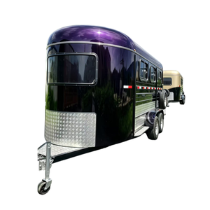 Remorque pour chevaux <span class=keywords><strong>de</strong></span> luxe 3HAL-L900 à chargement en angle avec logement et moustiquaire <span class=keywords><strong>de</strong></span> porte <span class=keywords><strong>de</strong></span> <span class=keywords><strong>caravane</strong></span> - Product Image 5