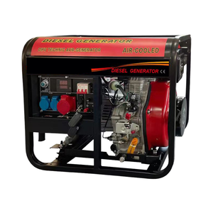 เครื่องกำเนิดไฟฟ้าดีเซลแบบพกพา โครงเปิด 3KW ถึง 10KW 110V/220V สำหรับสำรองไฟบ้าน สตาร์ทด้วยระบบไฟฟ้าและระบบดึงมือ ประสิทธิภาพสูง - Product Image 2