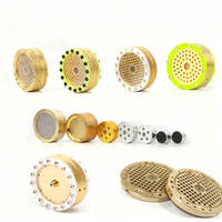 Composants de capsules de microphone en laiton de haute précision personnalisés OEM, fabrication CNC, pièces de capteur audio, service d'usinage