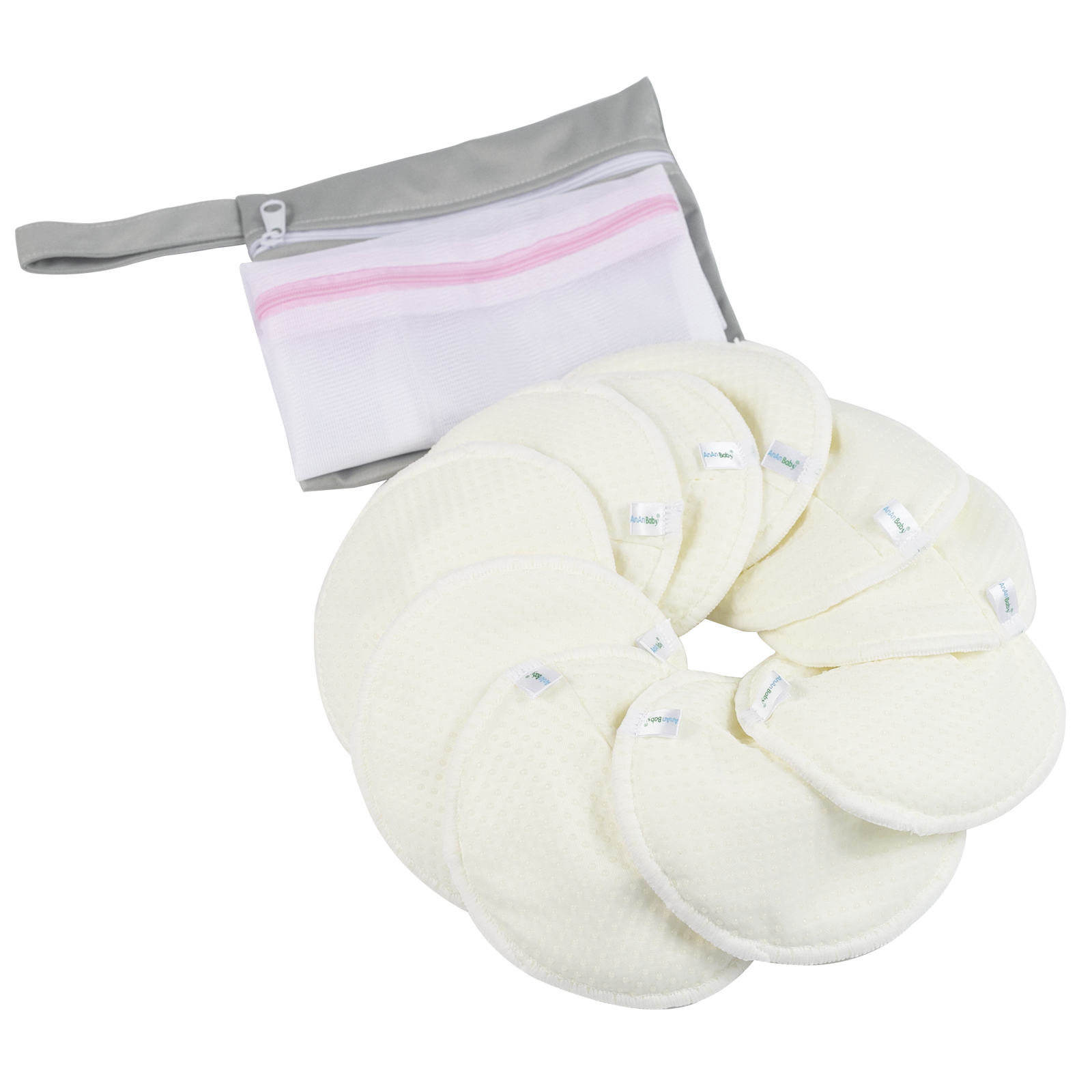 Ananbaby Extra Thin Reusable Breastfeeding Pad Postpartum Lactation Anti-Overflow Eco Nursing Pad