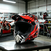 Casque de moto pour jeunes sportifs homologué DOT, en matériau ABS personnalisé, pour les jeunes motocrossistes, fabriqué en Chine