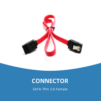 Kabel Sata Kecepatan Tinggi 3.0 Kabel Data 45Cm Kabel Sata 7P untuk Komputer