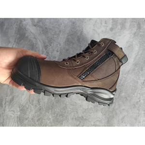 DSF53 Men Brown Leather Waterproof Work <b>Boots</b> All Seasons Outdoor <b>Hiking</b> Walking <b>Boots</b> Wholesale - Product Image 2