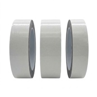 Ruban adhésif double face en acrylique blanc pour décoration d'aile de voiture, adhésif gris sans trace, imperméable, haute adhérence avec support en PET