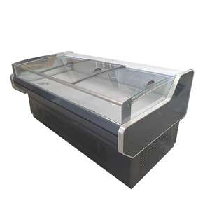 Vitrine Réfrigérée Unitech HS-ZXC-160 1,6 m à Double Température pour <span class=keywords><strong>Boucherie</strong></span>, Supermarché, Fruits de Mer, Réfrigérateur de Charcuterie à Refroidissement Direct - Product Image 5