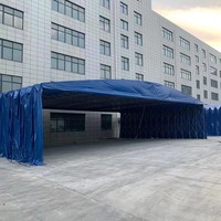 Abri rétractable commercial résistant à l'abrasion, tente polyvalente pour événements sportifs en intérieur et en extérieur