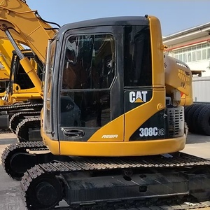 En stock, excavatrice CAT308E2 d'occasion en bon état de marche, mini-excavatrice CAT 308E2 CAT308C CAT308D en vente - Product Image 4