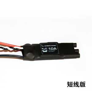 Hobbywing 10A ESC sin escobillas para avión RC, versión de cable corto - Product Image 1