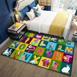 Écologique enfants <span class=keywords><strong>lettre</strong></span> <span class=keywords><strong>tapis</strong></span> doux bébé route <span class=keywords><strong>tapis</strong></span> de jeu enfants dessin animé animaux <span class=keywords><strong>tapis</strong></span> pour chambre - Product Image 2