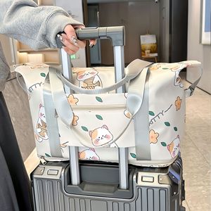 Borsa da Viaggio in Oxford con Grande Capacità, Chiusura a Cerniera, Separazione Asciutto/Bagnato, per Vestiti e Brevi Spostamenti - Product Image 3