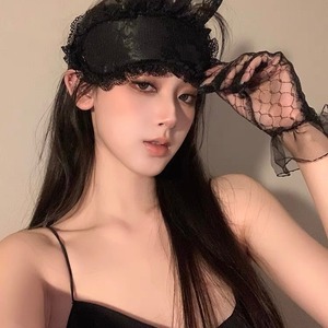 Antifaz de encaje, vendaje sexy para los ojos, estilo diosa, negro, sexy y sensual, bloqueador de luz, lazo sexy para cubrir los ojos, guantes para dormir - Product Image 3