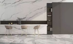 Carreaux <span class=keywords><strong>de</strong></span> céramique blancs vitrifiés grand format <span class=keywords><strong>Dalle</strong></span> <span class=keywords><strong>de</strong></span> porcelaine en pierre frittée <span class=keywords><strong>pour</strong></span> sol en béton 600x600 <span class=keywords><strong>pour</strong></span> usage extérieur - Product Image 2